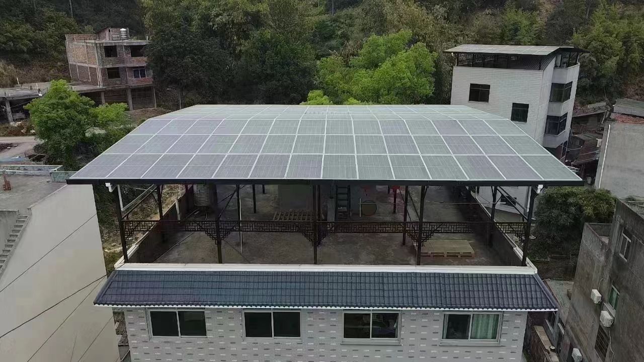 神木15kw+10kwh自建别墅家庭光伏储能系统